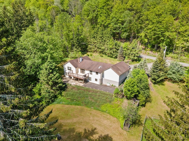41-59 Fox Mountain Rd, Livingston Manor, NY 12758 - view of subject property with a heavily wooded area