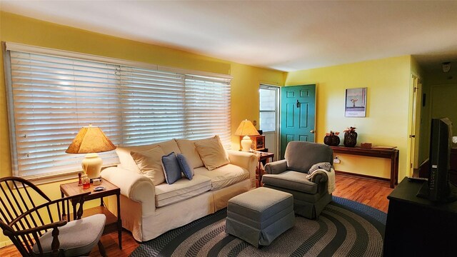 49 Sayres Path, Wainscott, NY 11975 - living area featuring wood finished floors