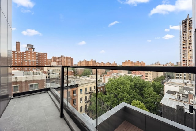 168 E 111th St Unit 8B, New York Manhattan, NY 10029 - balcony featuring a city view