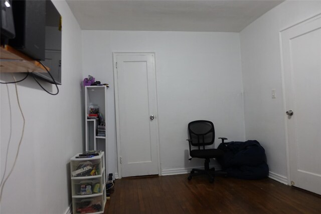 4120 Murdock Ave, Bronx, NY 10466 - office area with wood finished floors and baseboards