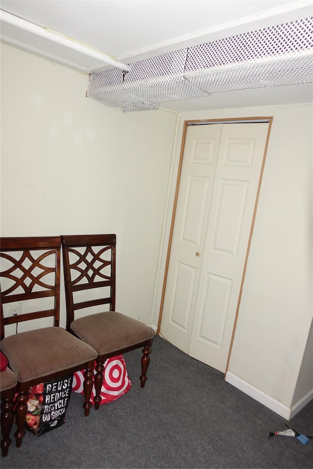 4120 Murdock Ave, Bronx, NY 10466 - finished basement with dark colored carpet and baseboards