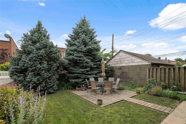 6404 78th St, Middle Village, NY 11379 - view of yard with a patio