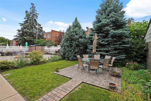 6404 78th St, Middle Village, NY 11379 - view of yard with a patio