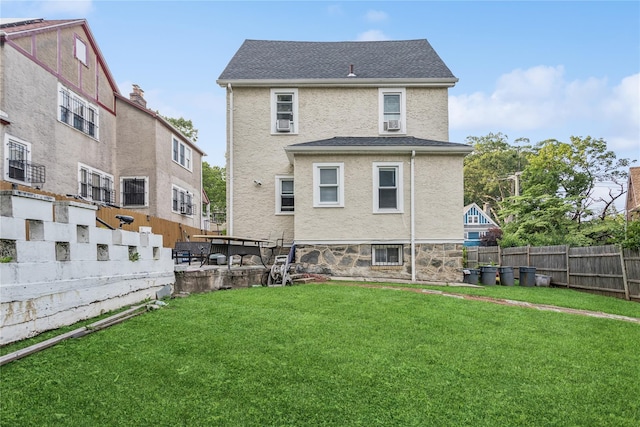 222 E 4th St, Mount Vernon, NY 10553 - back of house with stucco siding