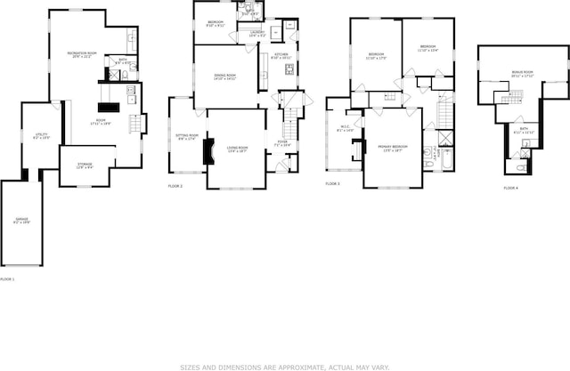 222 E 4th St, Mount Vernon, NY 10553 - view of floor plan / room layout