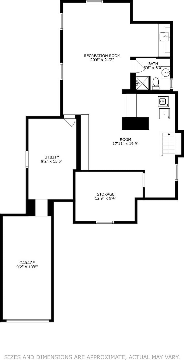 222 E 4th St, Mount Vernon, NY 10553 - view of room layout