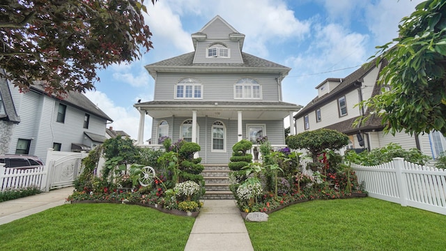 89-10 189th St, Hollis, NY 11423 - view of front of home featuring covered porch and a shingled roof