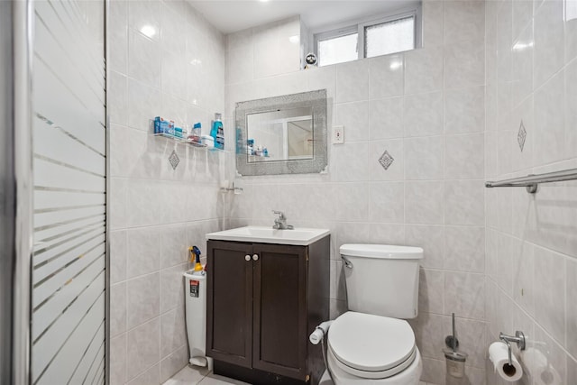 213-09 64th Ave, Oakland Gardens, NY 11364 - bathroom with tile walls and vanity
