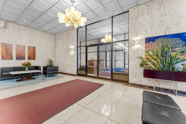 150-38 Union Tpke Unit 7R, Flushing, NY 11367 - community lobby featuring an ornate ceiling