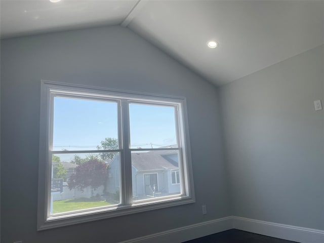 503 Nassau Ave, Freeport, NY 11520 - additional living space featuring healthy amount of natural light, lofted ceiling, and recessed lighting