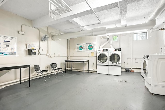 1255 N Ave Unit 2F, New Rochelle, NY 10804 - shared laundry room featuring independent washer and dryer