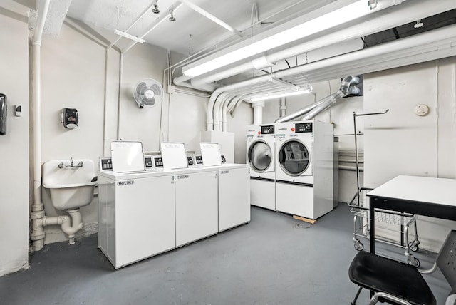 1255 N Ave Unit 2F, New Rochelle, NY 10804 - community laundry room with separate washer and dryer