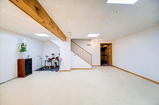 17 Seaman Rd, Poughkeepsie, NY 12601 - below grade area with stairs