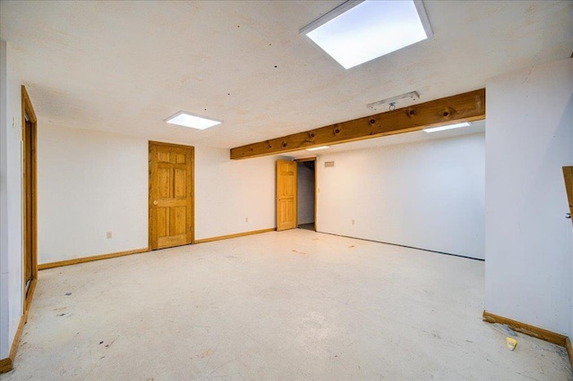 17 Seaman Rd, Poughkeepsie, NY 12601 - spare room featuring unfinished concrete flooring and baseboards
