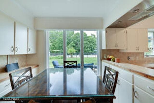 312 E Ann St, Milford, PA 18337 - dining space featuring healthy amount of natural light