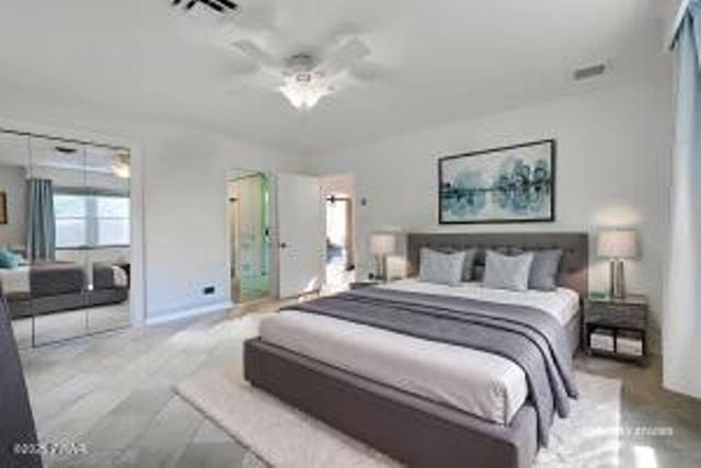 312 E Ann St, Milford, PA 18337 - bedroom featuring baseboards and a ceiling fan