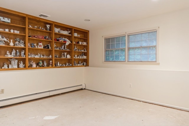 2 Demarest Rd, Chestnut Ridge, NY 10977 - spare room featuring baseboard heating and concrete floors