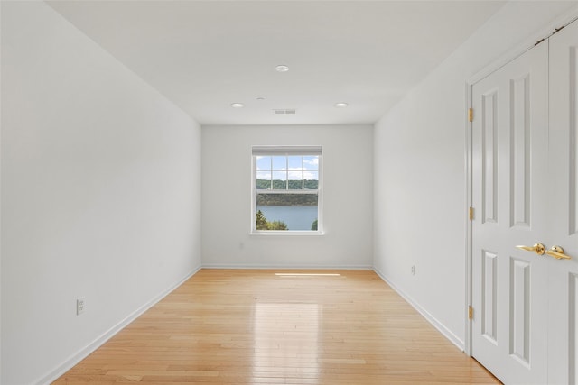 402 Waterview Dr, Poughkeepsie, NY 12601 - spare room featuring light wood finished floors and recessed lighting