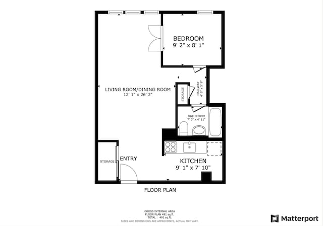 8420 153rd Ave Unit 6H, Howard Beach, NY 11414 - view of home floor plan