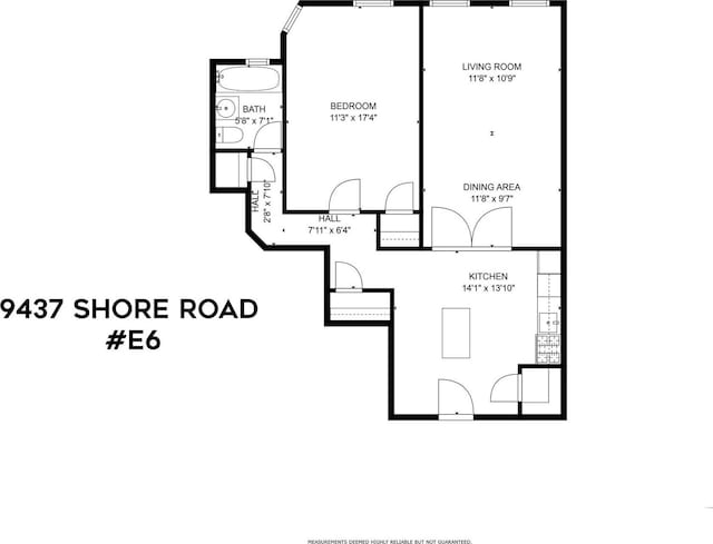9437 Shore Rd Unit E6, Brooklyn, NY 11209 - view of property floor plan
