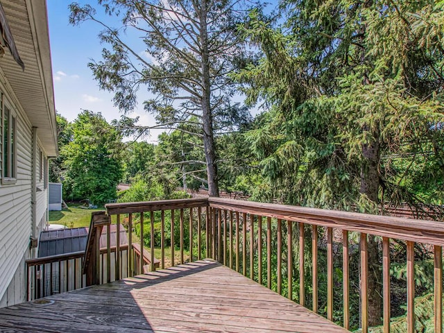 237 Brady Ave, Hawthorne, NY 10532 - view of wooden deck