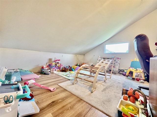 48 Marlene Dr, Syosset, NY 11791 - game room with wood finished floors and lofted ceiling