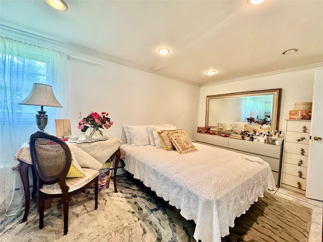 48 Marlene Dr, Syosset, NY 11791 - bedroom featuring ornamental molding and recessed lighting
