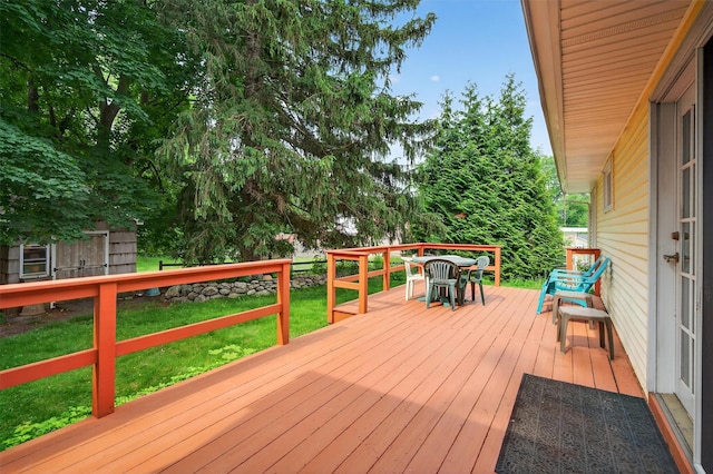 11 Seth Dr, New Hampton, NY 10958 - deck with a lawn