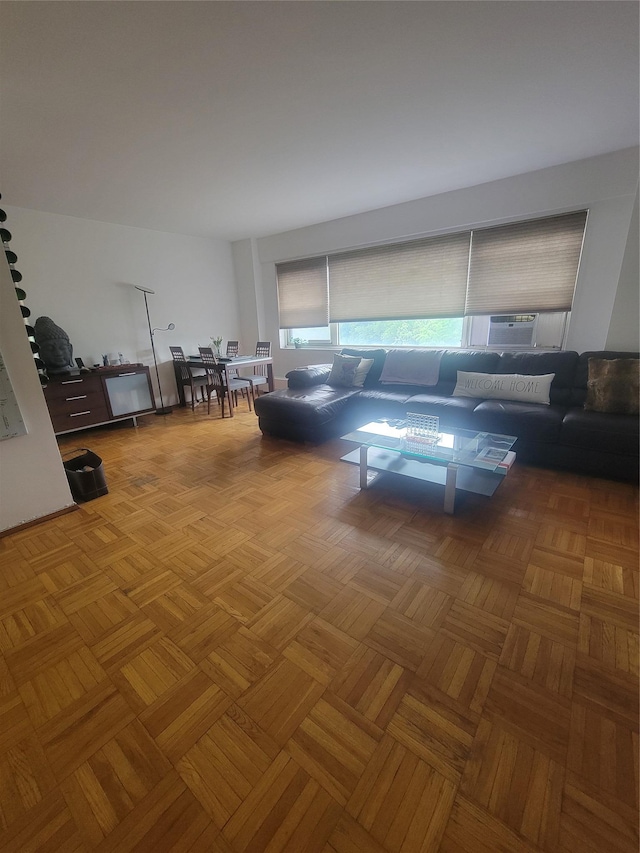 9 Fordham Hill Oval Unit 5C, Bronx, NY 10468 - living area with cooling unit