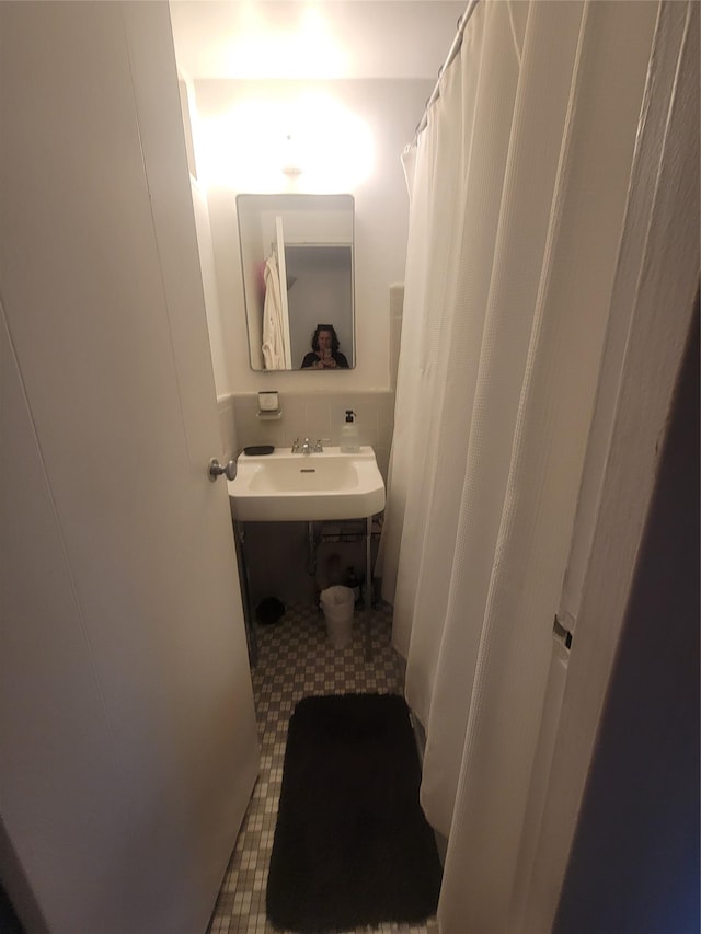 9 Fordham Hill Oval Unit 5C, Bronx, NY 10468 - bathroom featuring tile patterned flooring and a sink