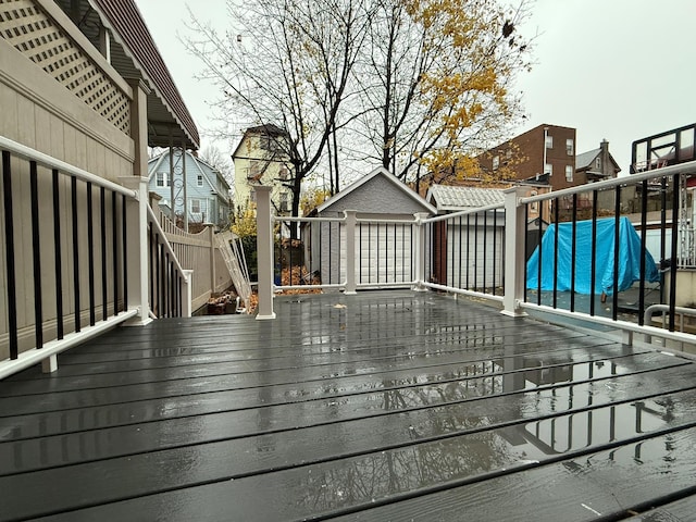 4223 Boyd Ave, Bronx, NY 10466 - deck with an outbuilding and a residential view