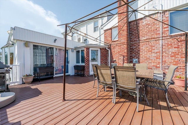 3478 Woodward St, Oceanside, NY 11572 - deck featuring outdoor dining area