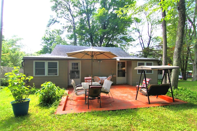 3155 Lexington Ave Unit 18Ab, Mohegan Lake, NY 10567 - rear view of property featuring a patio