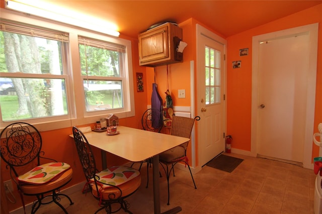 3155 Lexington Ave Unit 18Ab, Mohegan Lake, NY 10567 - dining area with light tile patterned floors and baseboards
