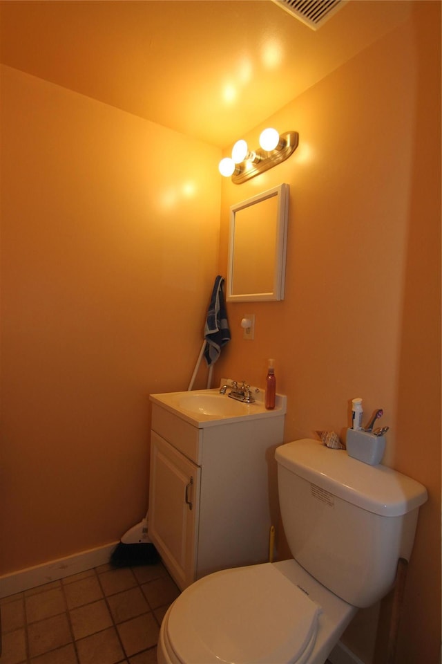 3155 Lexington Ave Unit 18Ab, Mohegan Lake, NY 10567 - half bathroom with vanity and tile patterned floors