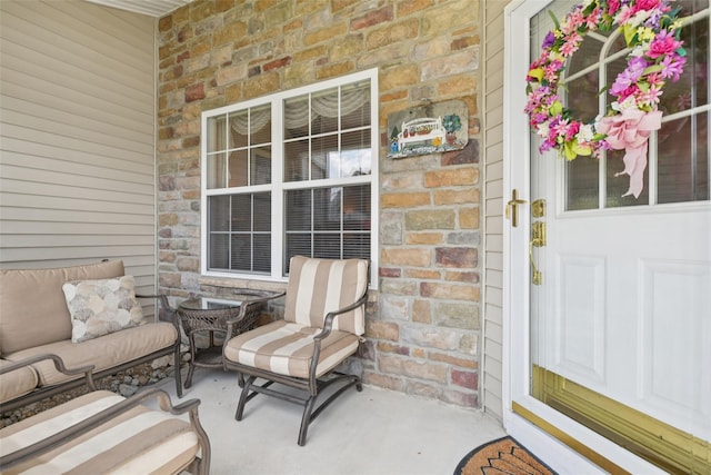 17 Meadow Pond Cir, Miller Place, NY 11764 - entrance to property with stone siding and covered porch