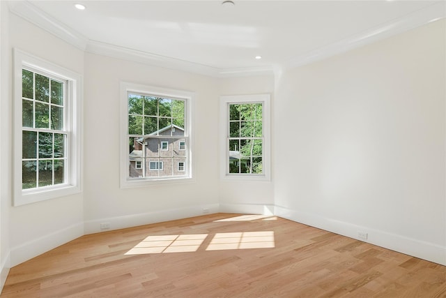 17 Chelsea Pl, Dix Hills, NY 11746 - unfurnished room with wood finished floors, ornamental molding, and recessed lighting