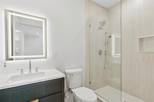 17 Chelsea Pl, Dix Hills, NY 11746 - bathroom featuring a walk in shower and vanity