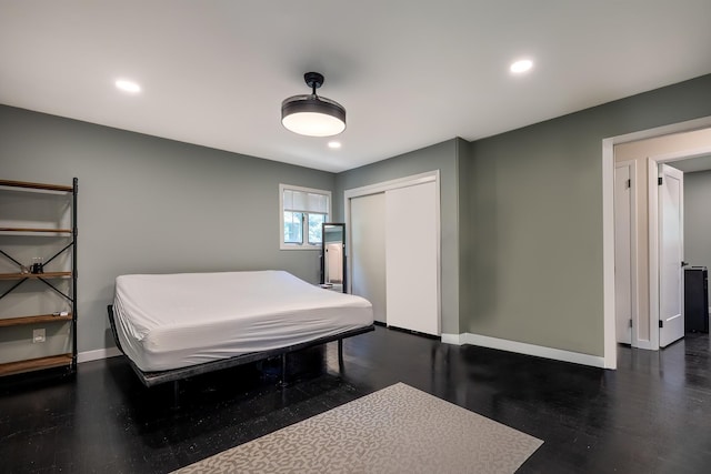 29 Meadow Ln, Chappaqua, NY 10514 - bedroom with a closet, recessed lighting, and wood finished floors