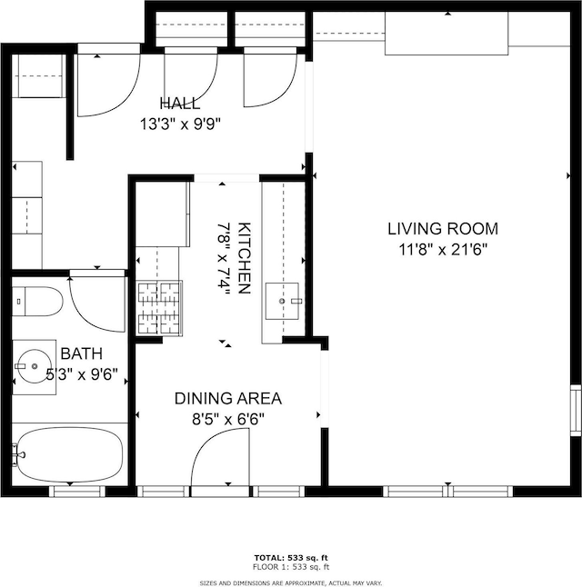 104 S Village Ave S Unit 1F, Rockville Centre, NY 11570 - view of floor plan / room layout
