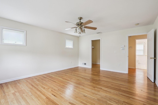 37 Baxter Rd, Pawling, NY 12564 - unfurnished room featuring a ceiling fan and light wood-style flooring