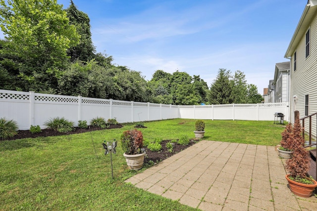 37 Baxter Rd, Pawling, NY 12564 - fenced backyard with a patio area