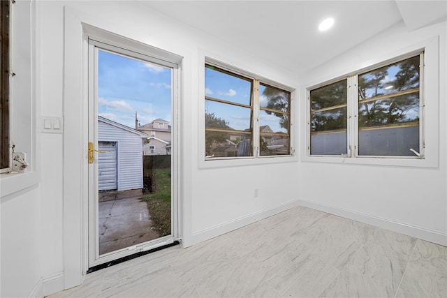 163 Grant Ave, Mineola, NY 11501 - view of unfurnished sunroom