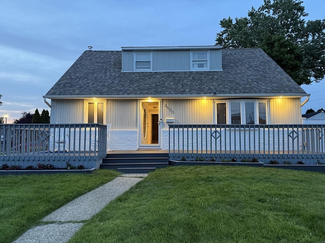 3633 Summer Dr, Wantagh, NY 11793 - bungalow-style home featuring a front lawn and a shingled roof