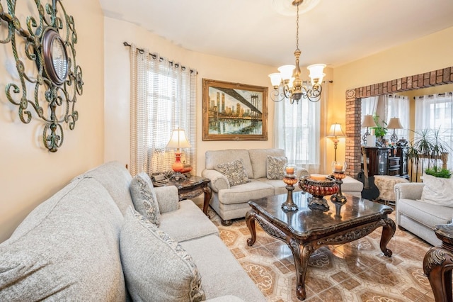 845 Kinsella St, Bronx, NY 10462 - living area featuring a chandelier