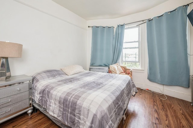 845 Kinsella St, Bronx, NY 10462 - bedroom with dark wood finished floors