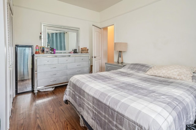 845 Kinsella St, Bronx, NY 10462 - bedroom with dark wood-style flooring