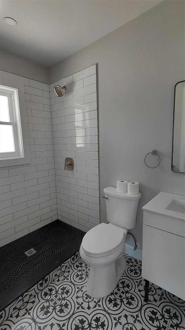 117-36 165th St, Jamaica, NY 11434 - full bath featuring tile patterned floors, a stall shower, and vanity