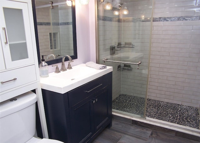 341 Thrift St, Ronkonkoma, NY 11779 - bathroom with a stall shower and vanity