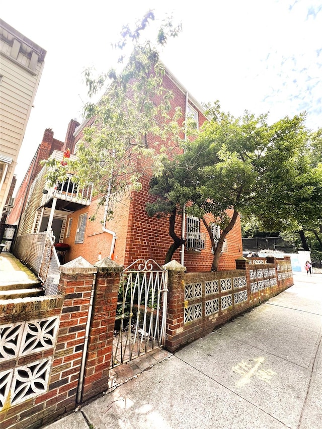 40-03 56th St, Woodside, NY 11377 - view of front of house featuring a gate